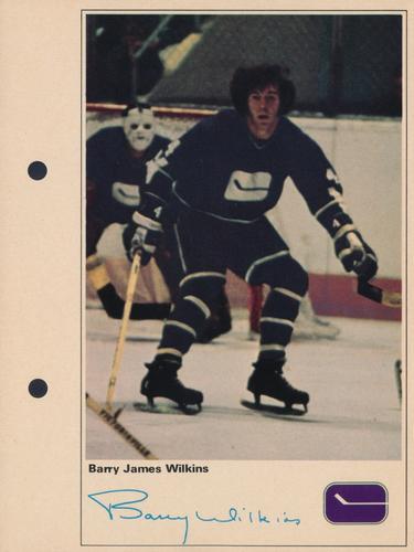 1971-72 Toronto Sun NHL Action Players #NNO Barry Wilkins Front