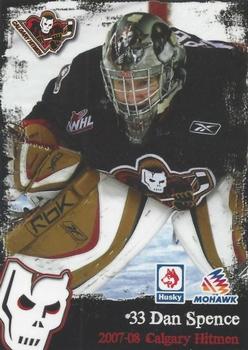 2007-08 Husky/Mohawk/Calgary Herald Calgary Hitmen (WHL) #NNO Daniel Spence Front