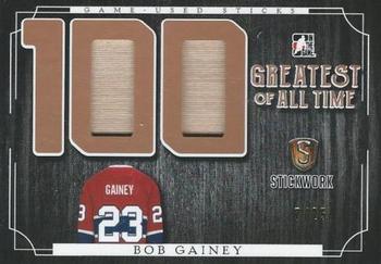 2017 Leaf In The Game Stickwork - 100 Greatest of All-Time Relics #GAT-06 Bob Gainey Front