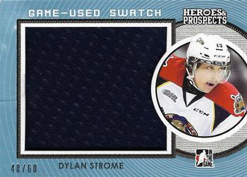 2014-15 In The Game Heroes & Prospects - Game Used Jersey Blue #GUJ-04 Dylan Strome Front