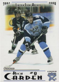2007-08 Blueline Booster Club Lincoln Stars (USHL) Series 1 #6 Rick Carden Front
