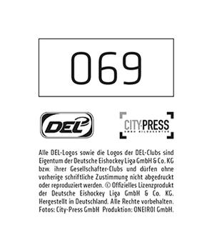 2015-16 Playercards Stickers (DEL) #69 Hagen Kaisler Back
