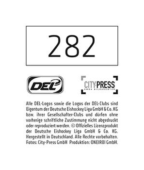 2015-16 Playercards Stickers (DEL) #282 Marc El-Sayed Back