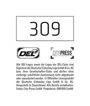 2015-16 Playercards Stickers (DEL) #309 Steven Billich Back