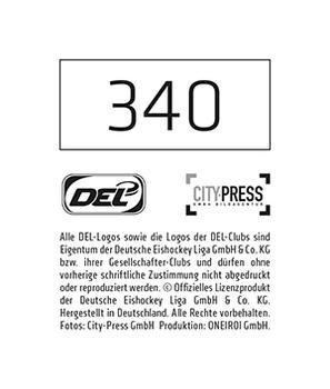 2015-16 Playercards Stickers (DEL) #340 Martin Hinterstocker Back