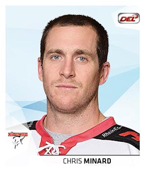 2014-15 Playercards Stickers (DEL) #139 Chris Minard Front