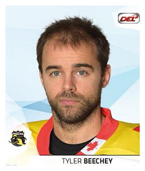 2014-15 Playercards Stickers (DEL) #155 Tyler Beechey Front