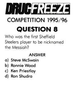 1995-96 Sheffield Steelers (BNL) #NNO Neil Abel Back