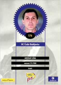 1999-00 Czech OFS #176 Jaroslav Liska Back