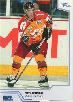 2002-03 Playercards (DEL) #42 Marc Beaucage Front
