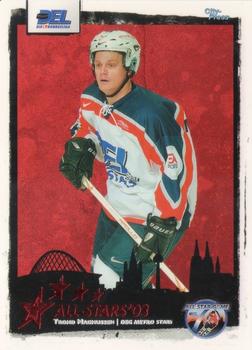 2003-04 Playercards (DEL) - All-Stars '03 #AS20 Trond Magnussen Front