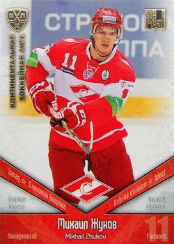 2011-12 Sereal KHL Basic Series - Gold Parallel #SPT010 Mikhail Zhukov Front