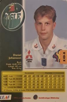 1994-95 Leaf Elit Set (Swedish) #104 Daniel Johansson Back