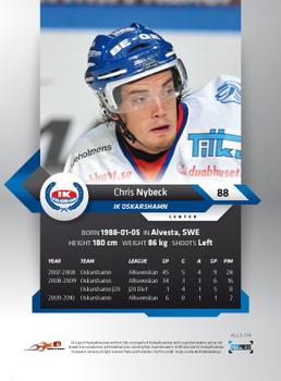 2010-11 HockeyAllsvenskan #ALLS-174 Chris Nybeck Back