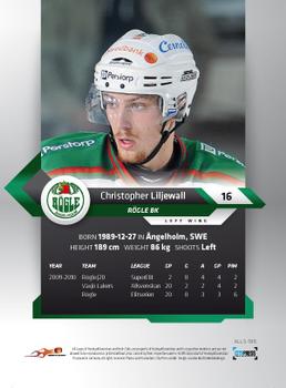 2010-11 HockeyAllsvenskan #ALLS-186 Christopher Liljewall Back