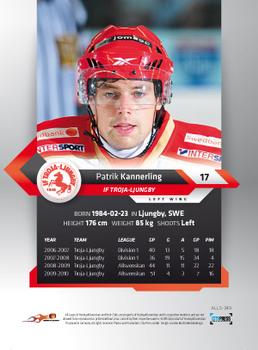 2010-11 HockeyAllsvenskan #ALLS-249 Patrik Kannerling Back