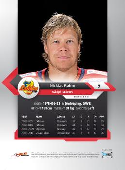 2010-11 HockeyAllsvenskan #ALLS-288 Nicklas Rahm Back