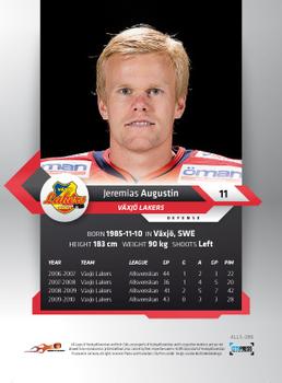 2010-11 HockeyAllsvenskan #ALLS-289 Jeremias Augustin Back