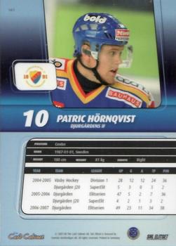 2007-08 SHL Elitset #161 Patric Hornqvist Back