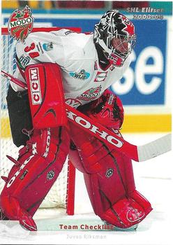 2003-04 SHL Elitset #286 MoDo Hockey Front