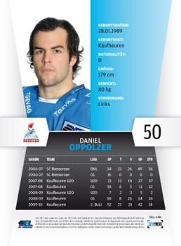 2010-11 Playercards (DEL) #DEL-148 Daniel Oppolzer Back