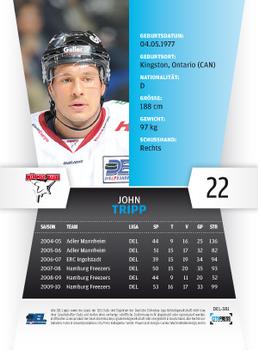 2010-11 Playercards (DEL) #DEL-381 John Tripp Back