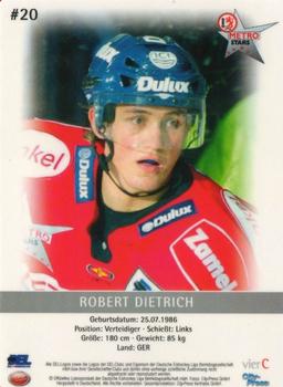 2006-07 Playercards (DEL) - Youngstars #2 Robert Dietrich Back