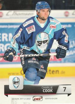 2011-12 Playercards (DEL) #DEL-057 Charlie Cook Front