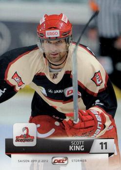2011-12 Playercards (DEL) #DEL-080 Scott King Front