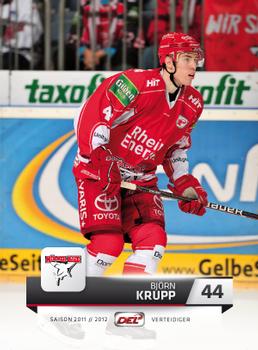 2011-12 Playercards (DEL) #DEL-131 Bjorn Krupp Front