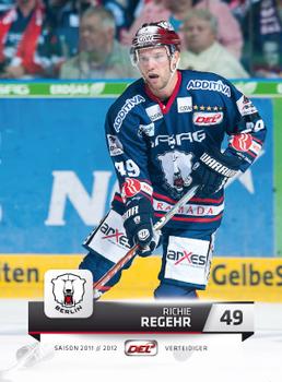 2011-12 Playercards (DEL) #DEL-307 Richie Regehr Front