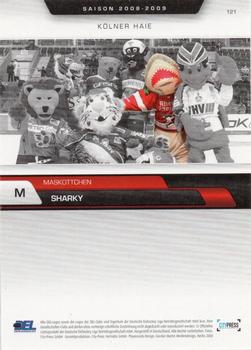 2008-09 Playercards (DEL) #121 Sharky Back