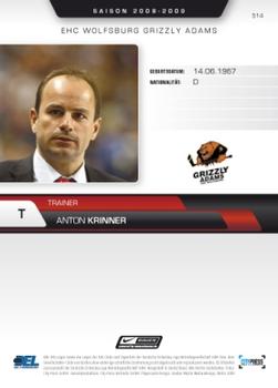 2008-09 Playercards (DEL) #514 Anton Krinner Back