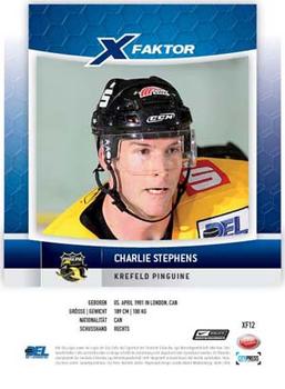 2008-09 Playercards (DEL) - X-Faktor #XF12 Charlie Stephens Back