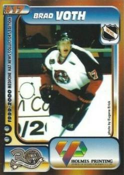 1999-00 Medicine Hat Tigers (WHL) #NNO Brad Voth Front