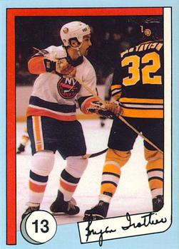 1985 New York Islanders News Bryan Trottier #13 Bryan Trottier / Craig MacTavish Front