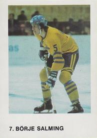 1973-74 Williams Hockey (Swedish) #7 Borje Salming Front
