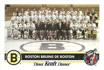 1992-93 Kraft - Kraft Dinner Teams #NNO Boston Bruins  Front