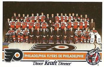 1992-93 Kraft - Kraft Dinner Teams #NNO Philadelphia Flyers  Front
