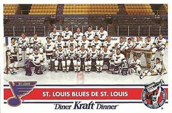 1992-93 Kraft - Kraft Dinner Teams #NNO St. Louis Blues  Front