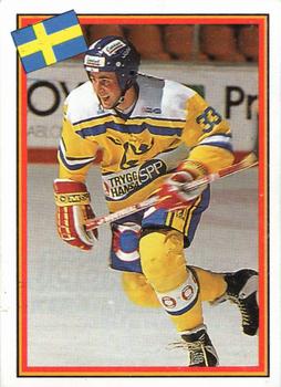 1993 Semic Hockey VM/Jaakiekon MM (Swedish/Finnish) Stickers #17 Fredrik Nilsson Front