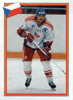 1993 Semic Hockey VM/Jaakiekon MM (Swedish/Finnish) Stickers #91 Milos Holan Front