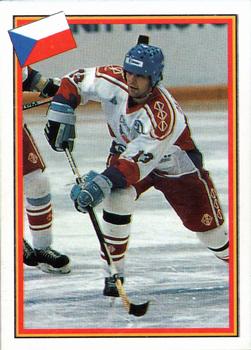 1993 Semic Hockey VM/Jaakiekon MM (Swedish/Finnish) Stickers #95 Richard Zemlicka Front