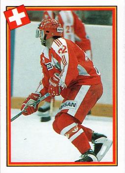 1993 Semic Hockey VM/Jaakiekon MM (Swedish/Finnish) Stickers #121 Fredy Luthi Front