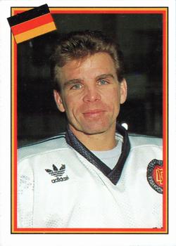 1993 Semic Hockey VM/Jaakiekon MM (Swedish/Finnish) Stickers #157 Gerd Truntschka Front