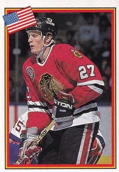 1993 Semic Hockey VM/Jaakiekon MM (Swedish/Finnish) Stickers #180 Jeremy Roenick Front