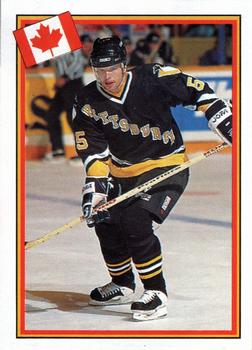 1993 Semic Hockey VM/Jaakiekon MM (Swedish/Finnish) Stickers #191 Larry Murphy Front