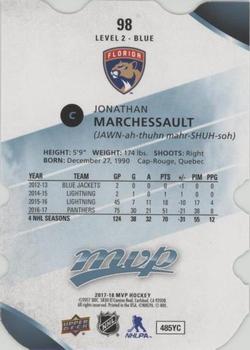 2017-18 Upper Deck MVP - Colors and Contours #98 Jonathan Marchessault Back