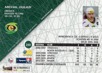 2011-12 OFS Plus #250 Michal Gulasi Back