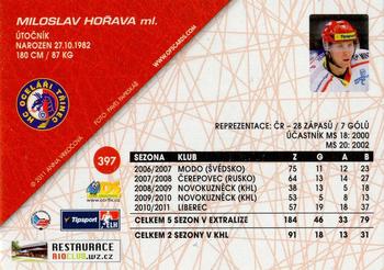 2011-12 OFS Plus #397 Miloslav Horava Back